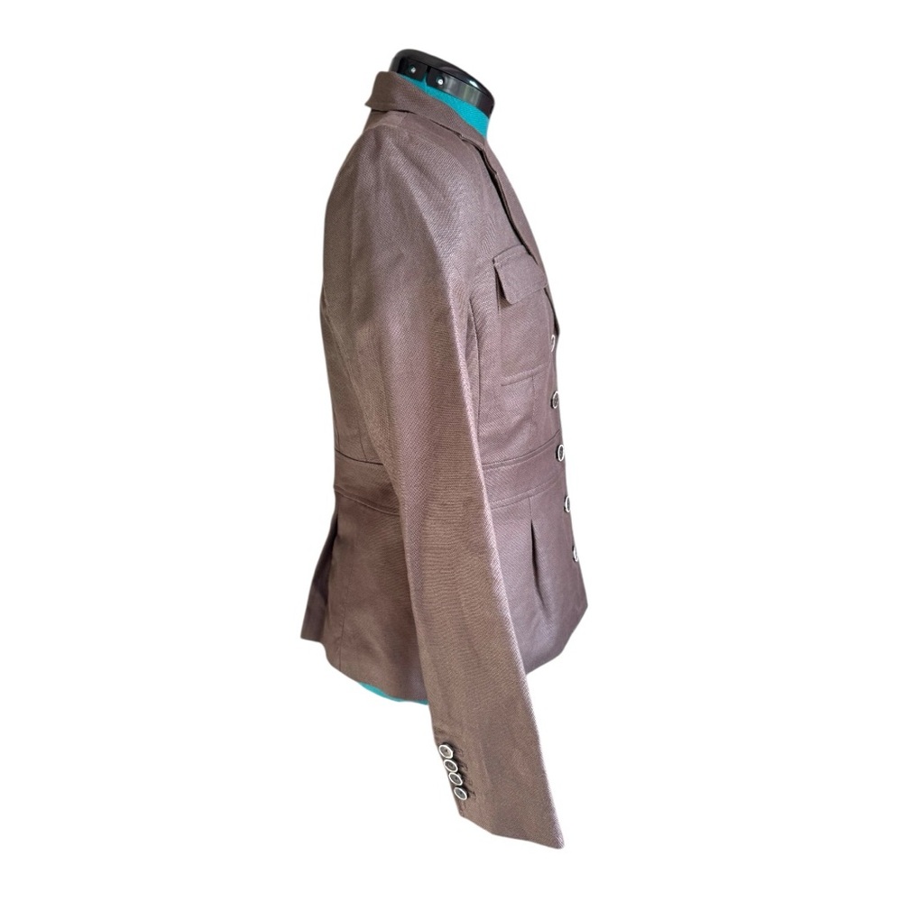 Banana Republic Brown Blazer Linen - Picture 4 of 10